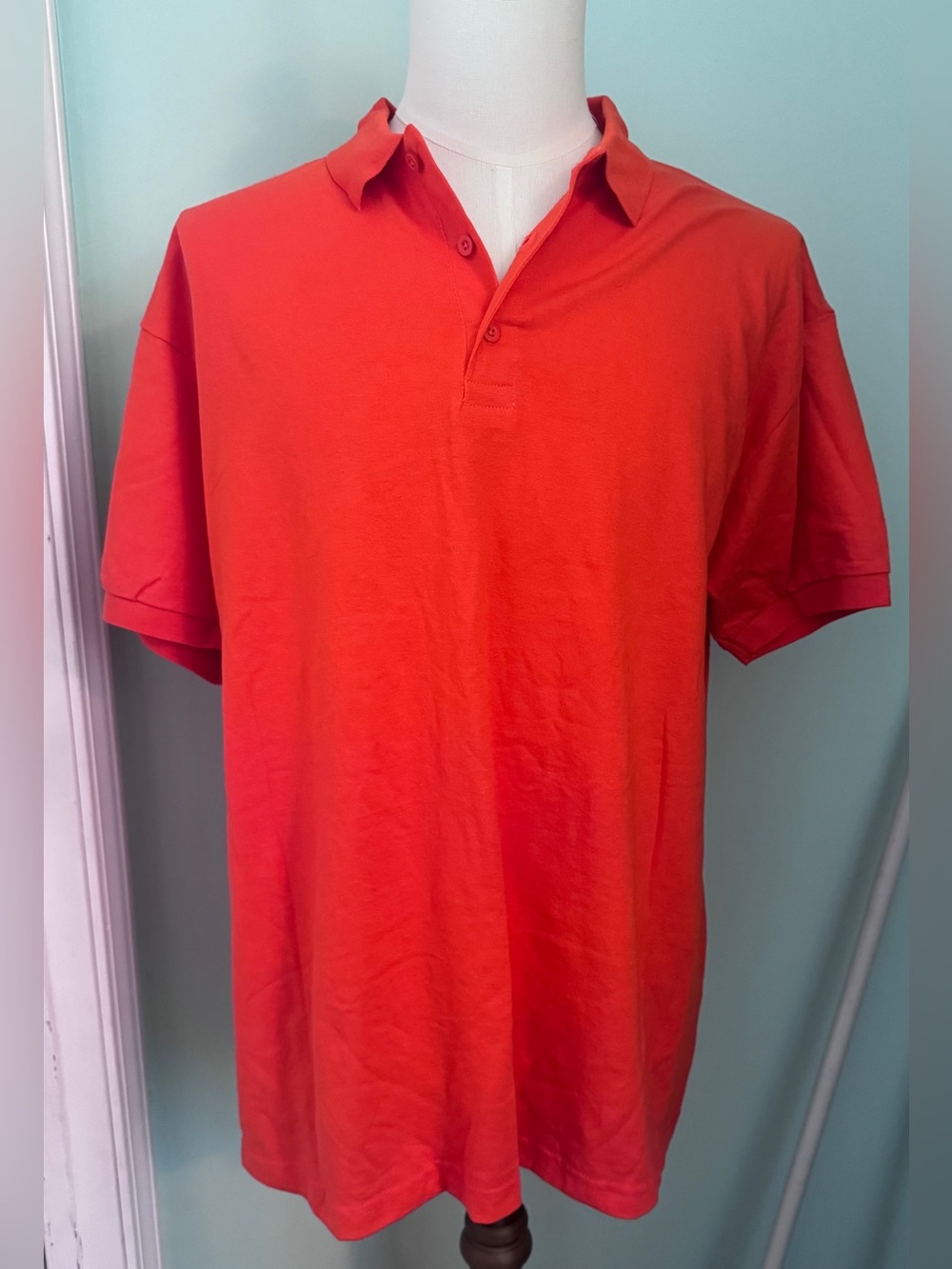 ❤️Orange Men's Polo Shirt - Classic Short Sleeve